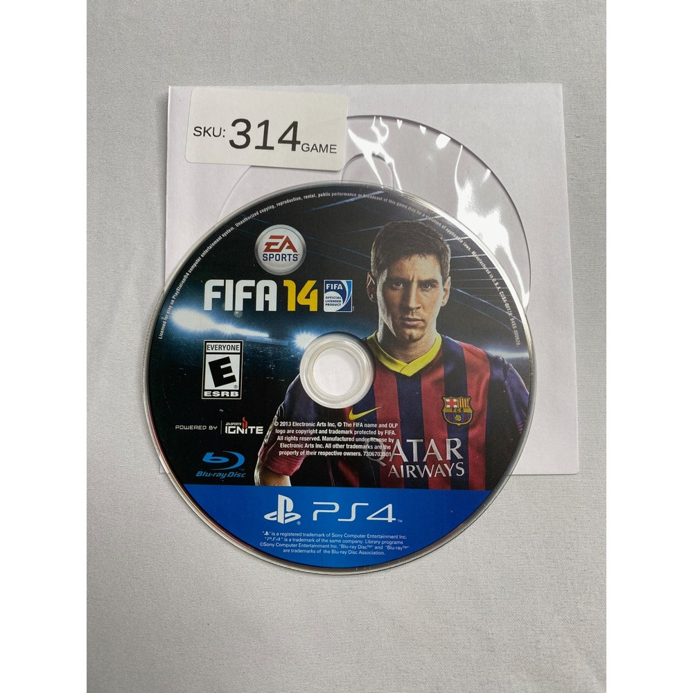FIFA 14 EA Sports Sony PlayStation 4 PS4 Soccer Video Game Disc Only